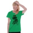 thumbnail image 1 of Xmas Bah Humbug Christmas Scrooge Womens Slim Fit Graphic Tee Brisco Brands M, 1 of 5