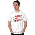 thumbnail image 1 of Xmas Checklist Naughty Nice Tried Men's Graphic T Shirt Tees Brisco Brands S, 1 of 4