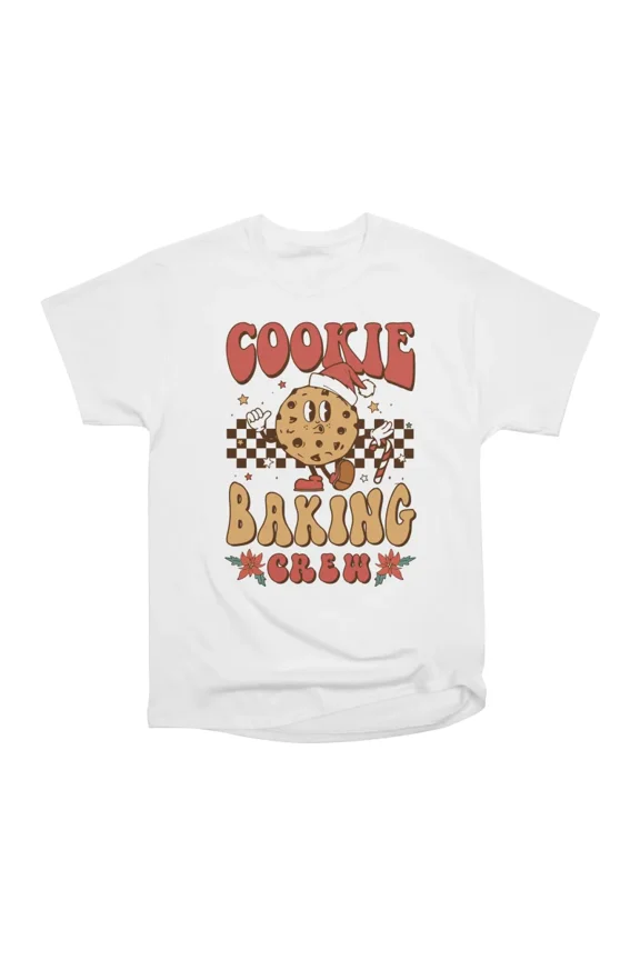 Xmas Cookie Baking Crew T-Shirt Tee Gift For Him Merch For Her Apparel For Friend