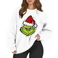 thumbnail image 1 of Xmas Crewneck Pullover Long Sleeve Funny Cute Sweatshirts Christmas 8-White L, 1 of 5