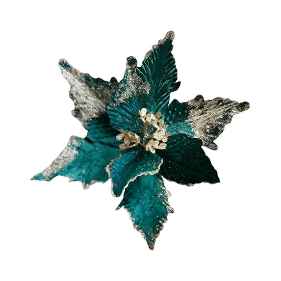 Xmas Decor Christmas Simulation Flower Arrangement Red And Green Christmas Flowers Christmas Tree Decoration Accessories Festive Supplies Indoor, Christmas Tree Decoration Accessories Festive Indoor