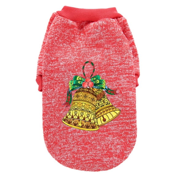Xmas Dog Snow Sweatshirt | Christmas Santa & Snowman Sweaters - Holiday Pet Clothes for Small Dog and Cat | Ideal New Year Christmas Outfit