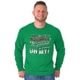 thumbnail image 1 of Xmas Elves Reindeer Sleighs Oh My Long Sleeve TShirt Men Women Brisco Brands S, 1 of 6