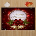 thumbnail image 1 of Xmas Floor Mat Merry Christmas Welcome Doormats Indoor Home Carpets Decor 40x60CM Holiday Carpet, 1 of 3