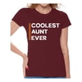 thumbnail image 1 of Xmas Gifts for Aunty - Auntie Shirt - Coolest Aunt Ever Women T-Shirt - Mother's Day Tee for Her Merry Christmas 2020 Shirts, 1 of 4
