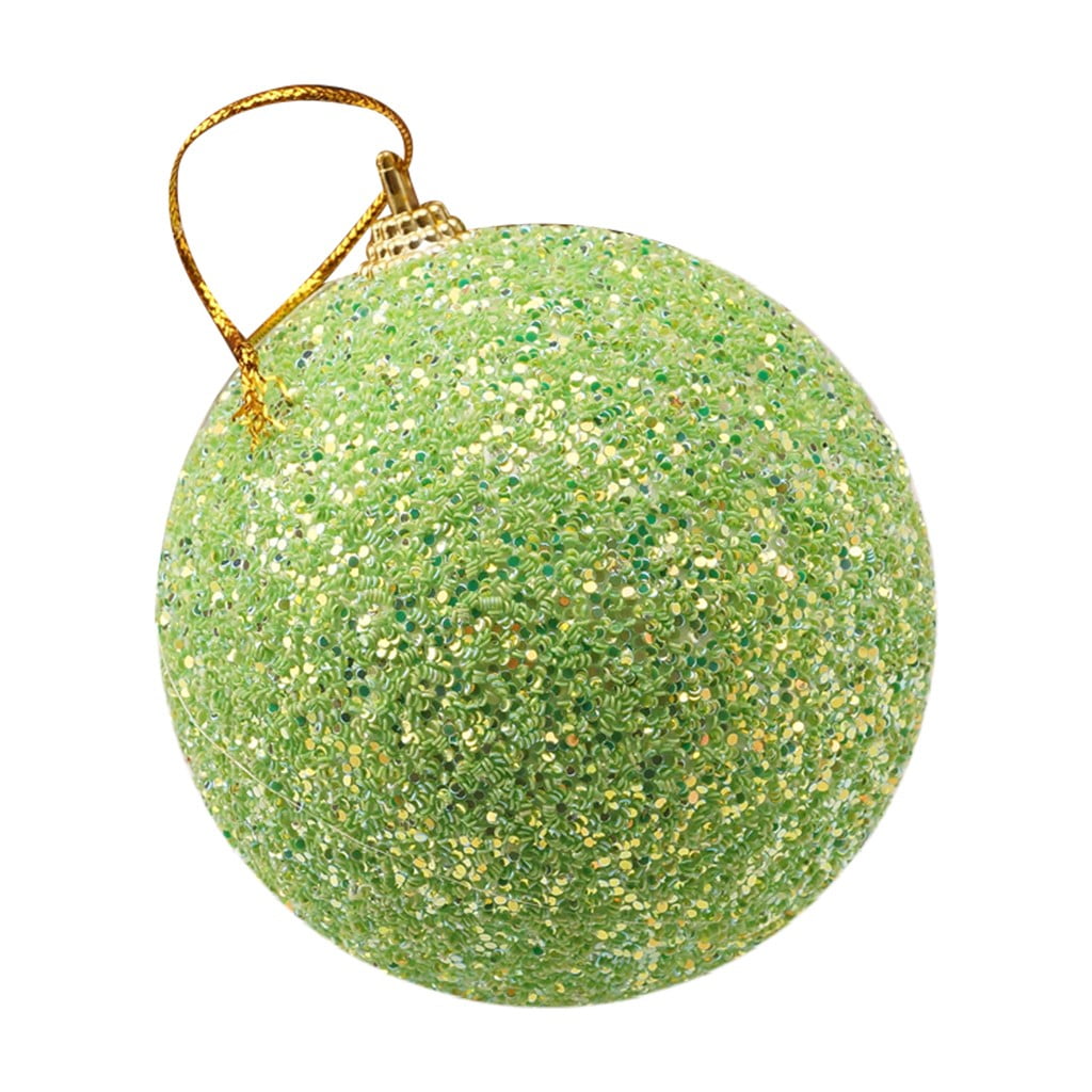  Large Beads for Crafts Tree Rhinestone Xmas Glitter Decoration  Ornament 8CM Christmas Baubles Home Decor (Blue, One Size)