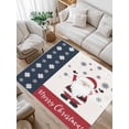 thumbnail image 1 of Xmas Gnome Area Rug for Bedroom 2.7x5 Ft Merry Christmas Super Soft fuzzy Throw Rug Non-Slip Fluffy Plush Indoor Floor Carpet for Living Room Kitchen Home Decor, 1 of 8
