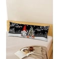 thumbnail image 1 of Xmas Gnomes Christmas Throw Pillow Cover, Pine Tree Winter Snowflake Rectangle Decorative Pillow Case Protector Soft Cushion Cover Lumbar Pillowcase for Couch Sofa Bedroom Car Chair Decor 20x54 Inch, 1 of 8