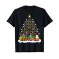 thumbnail image 1 of Xmas Holiday Funny Santa Poodle Dog Christmas Tree T-Shirt, 1 of 5