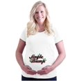 thumbnail image 1 of Xmas Jingle Bump Christmas Expecting Women's Maternity T Shirt Tee Brisco Brands L, 1 of 7