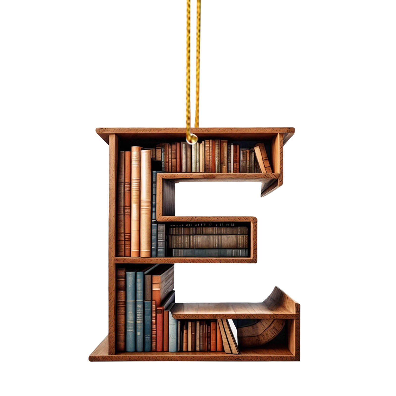 Xmas Letter Alphabet Colorful Candy Cane Hanging Pendant for Tree