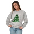 thumbnail image 1 of Xmas May Your Days Be Merry Bright Women Crewneck Sweatshirt Brisco Brands X, 1 of 6