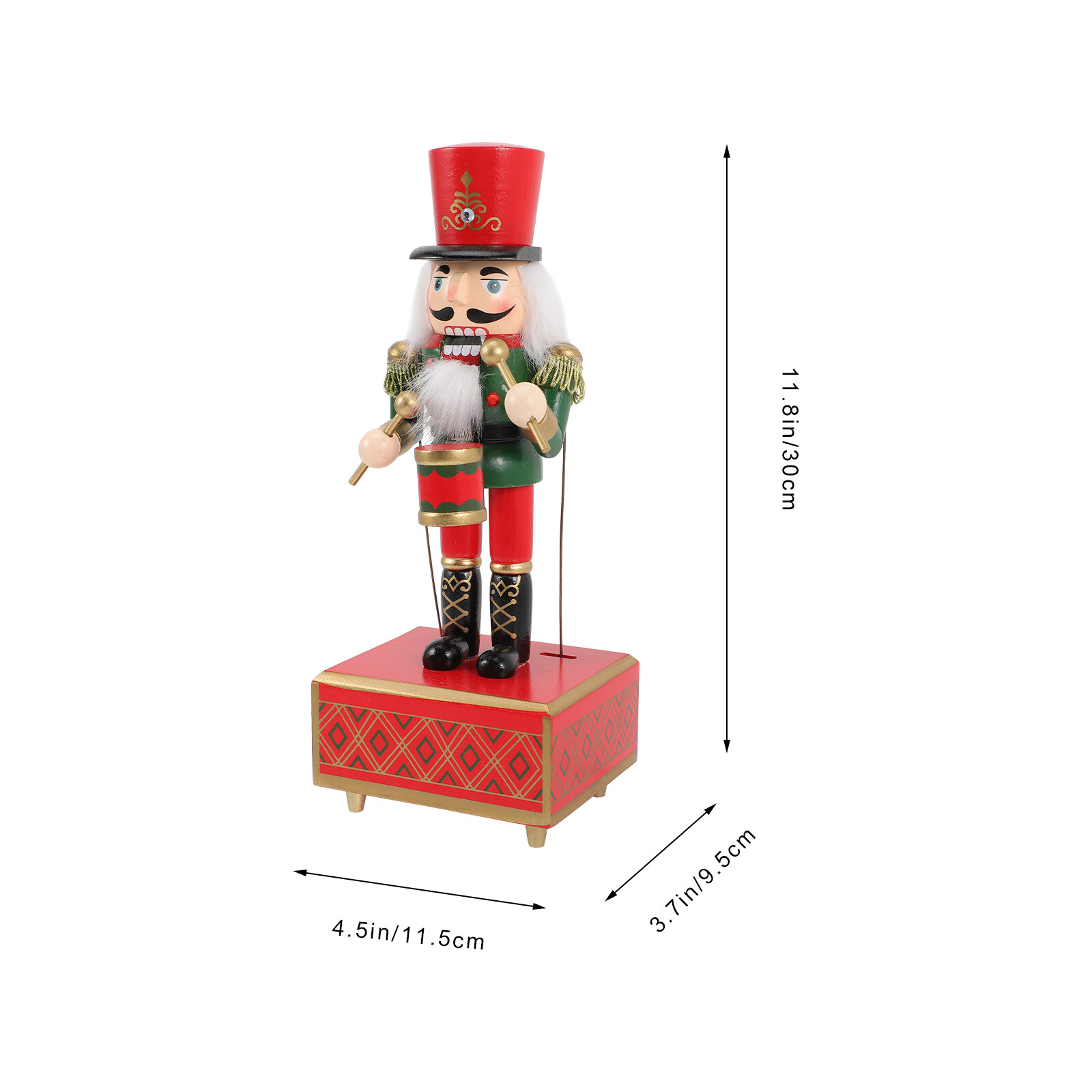 Xmas Nutcracker Music Box Funny Music Box Christmas Gift Nutcracker