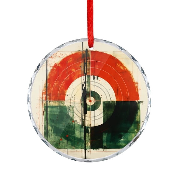 Xmas Ornament Target Round Ornament Game Room Man Cave Decor Unique Home Decor