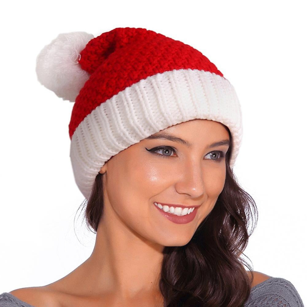 Xmas Party Hat Men Women Christmas Beanie Slouchy Beanie for Christmas