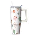 thumbnail image 1 of Xmas Presents 30oz Stainless Steel Coffee Mug with Handle and Straw, Holiday Insulated Leak Proof Christmas Cup, Winter Gift Travel Tumbler, 1 of 5