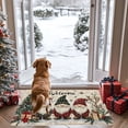 thumbnail image 1 of Wooowa Xmas Rugs Christmas Kitchen Bathroom Rugs Non-Slip Washable Floor Mat Low Pile Throw Carpet for Entryway Living Room Bedroom Laundry Indoor, 1 of 6