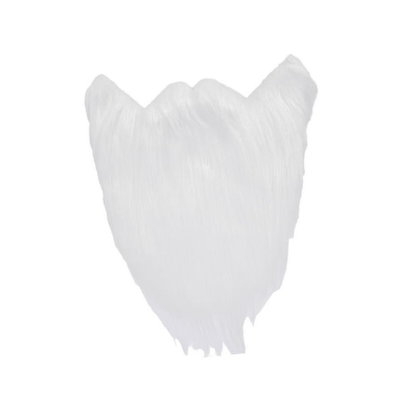 Xmas Santa Claus Beard Christmas Mustaches for Teens Adult Kids Fancy Dress White
