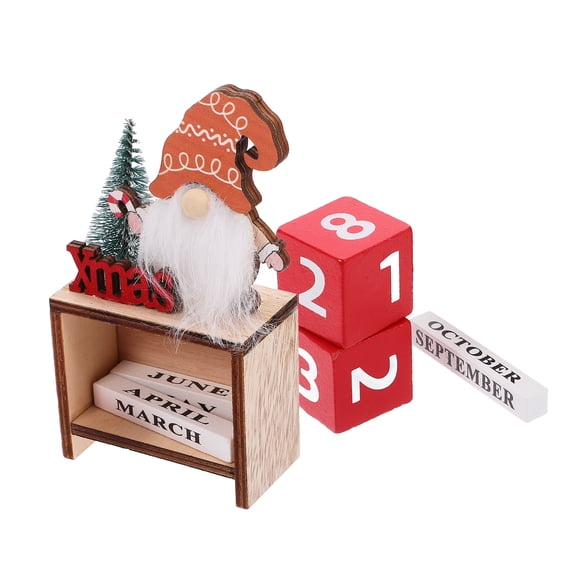 Xmas Supplies Creative Calendar Desktop Decoration Wall Clock Elder