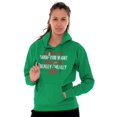 thumbnail image 1 of Xmas Tell Me What You Really Want Women Plus Size Graphic Pullover Hoodie Brisco Brands 5X, 1 of 2