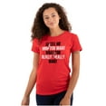 thumbnail image 1 of Xmas Tell Me What You Really Want Womens Fitted Plus Size Graphic Tee Brisco Brands 2X, 1 of 5