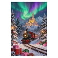 thumbnail image 1 of Xmas Train 1000 Piece Puzzle for Adults, Holiday Adventure Scene, Cozy Family Evening Brain Challenge and Fun Seasonal Entertainment, Finished Size 30 x 20 IN, 1 of 8
