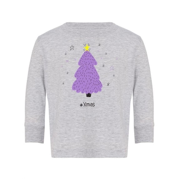 Xmas Tree Long Sleeve Toddler -Image by Shutterstock, 4 Toddler