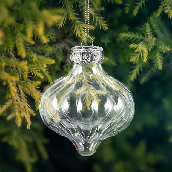 UKCOCO White Plastic Christmas Ornaments Ukcoco 12Pcs for Holiday Decoration