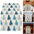 thumbnail image 1 of Xmas Trees Snowflake Christmas Table Runner, Seasonal Winter Kitchen Dining Table Decoration for Home Party Decor 13x72 Inch, 1 of 8