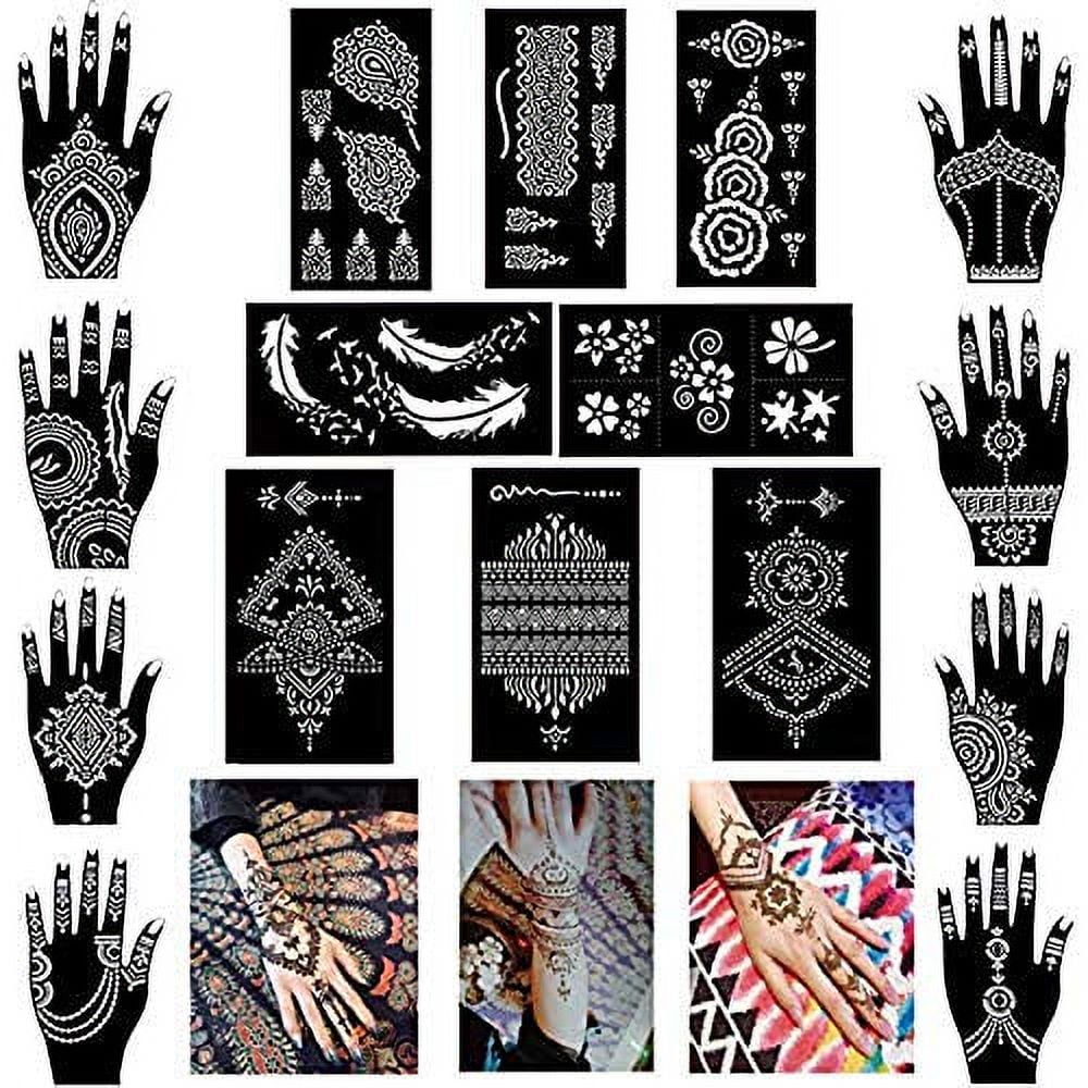 Kapopi Henna Tattoo Stencil Kit , Henna sexy temporary tattoo