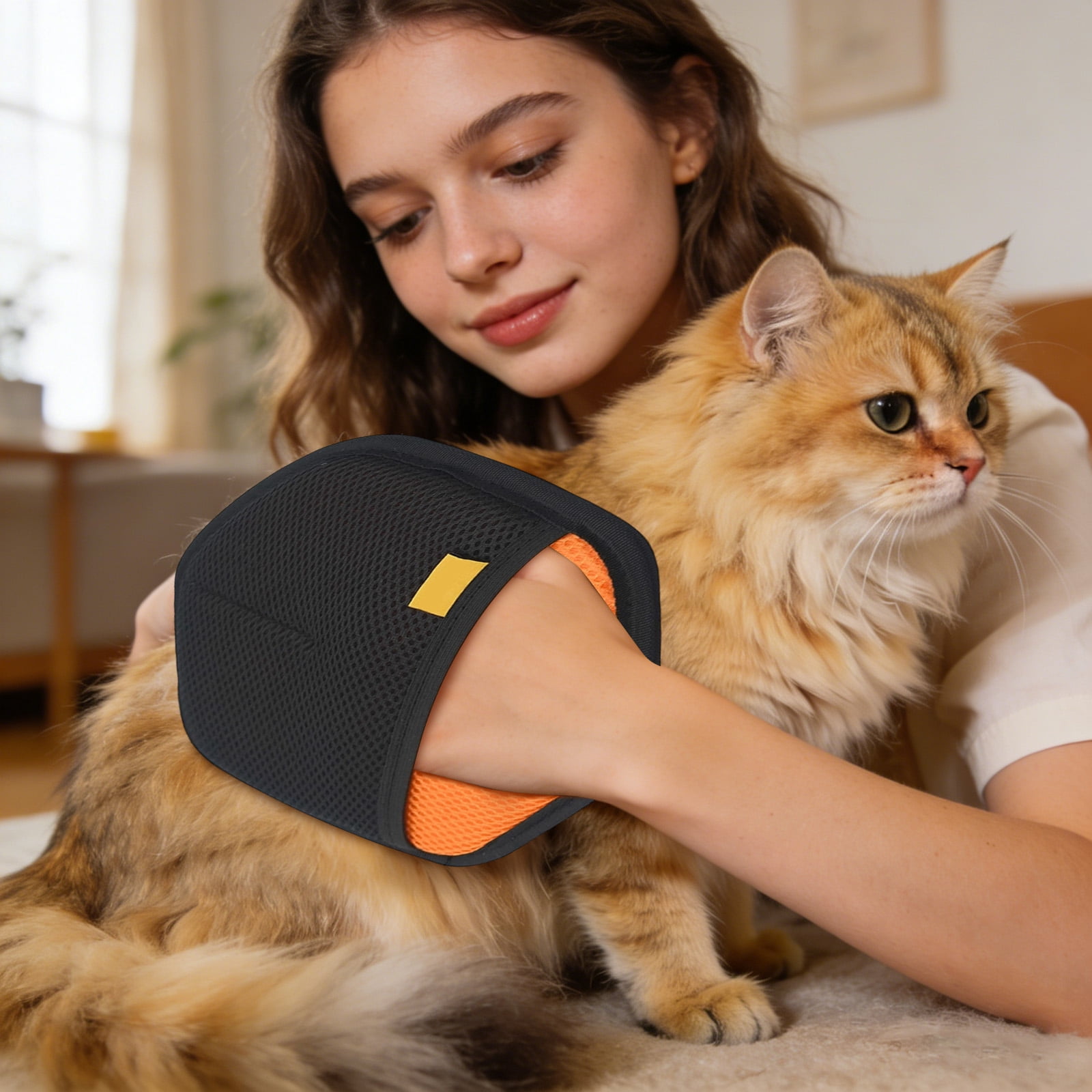 Xmaster Lint Remover Glove One Size For Pet Hair Clothes Static Cling Removal, Portable Reusable Lint Glove For Home And Travel, Effective Lint Removal Tool For Couches, Carpets,