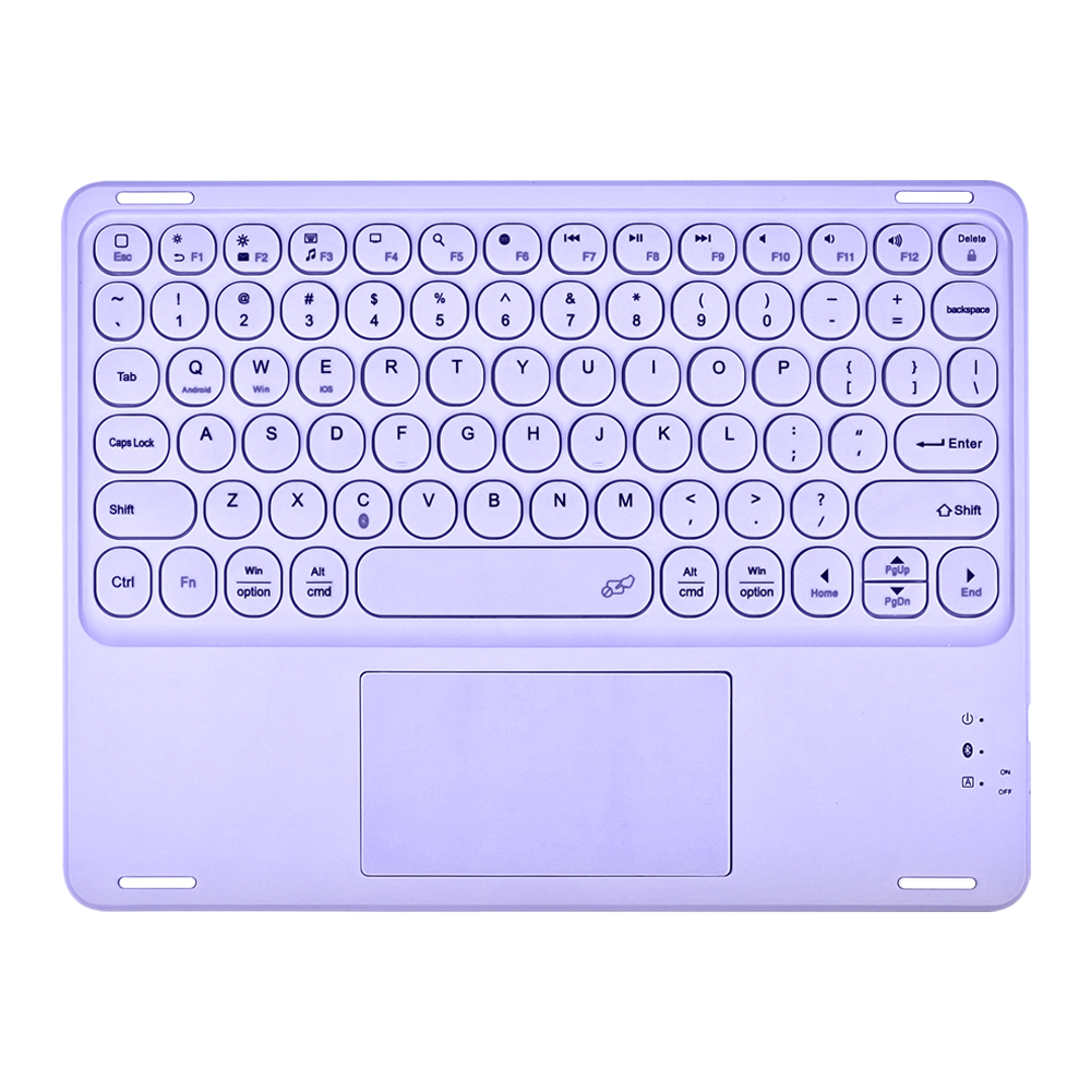 Xmch Bluetooth Wireless Keyboard Rechargeable Black 10 Inch Keyboard