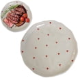 thumbnail image 1 of Xmealix Ceramic Heart Shape Dessert Plates 7", Elegant Heart Pattern Household Plate, Dishwasher Safe Gift Ready Box, Sweet Serving Essential, 1 of 4