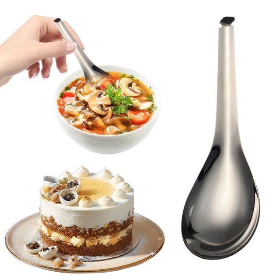 Xmealix Small Slotted Spoons for Spherification, Strainer with Quick Drain Holes, Bar Spoon for Juice Cocktail Pearls, Home Kitchen Essential silver