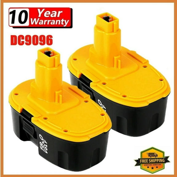 Xmenany 2Pack 18V 5.5Ah NiCD Battery for Dewei DC9096 DC9099 DC9098 DW9099 DW9098