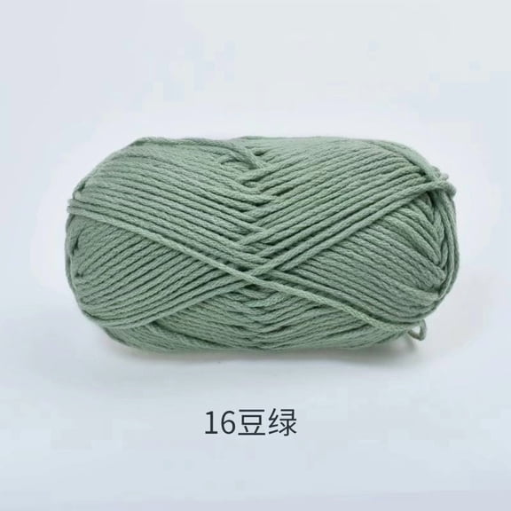 XmhyTop 1 Roll 100g Acrylic Worsted Weight Yarn, Beginner-Friendly Easy-to-Knit Hand-Knit Yarn for Scarves, Hats, Coats, Bags & DIY Crafts, light green