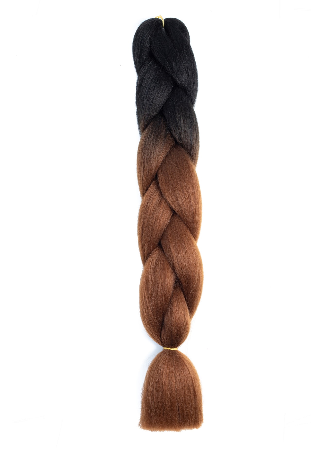 XmhyTop 10 Pack High-Temperature Jumbo Braiding Hair, Braids & Hair Extensions for Women, 24in，Black to Brown