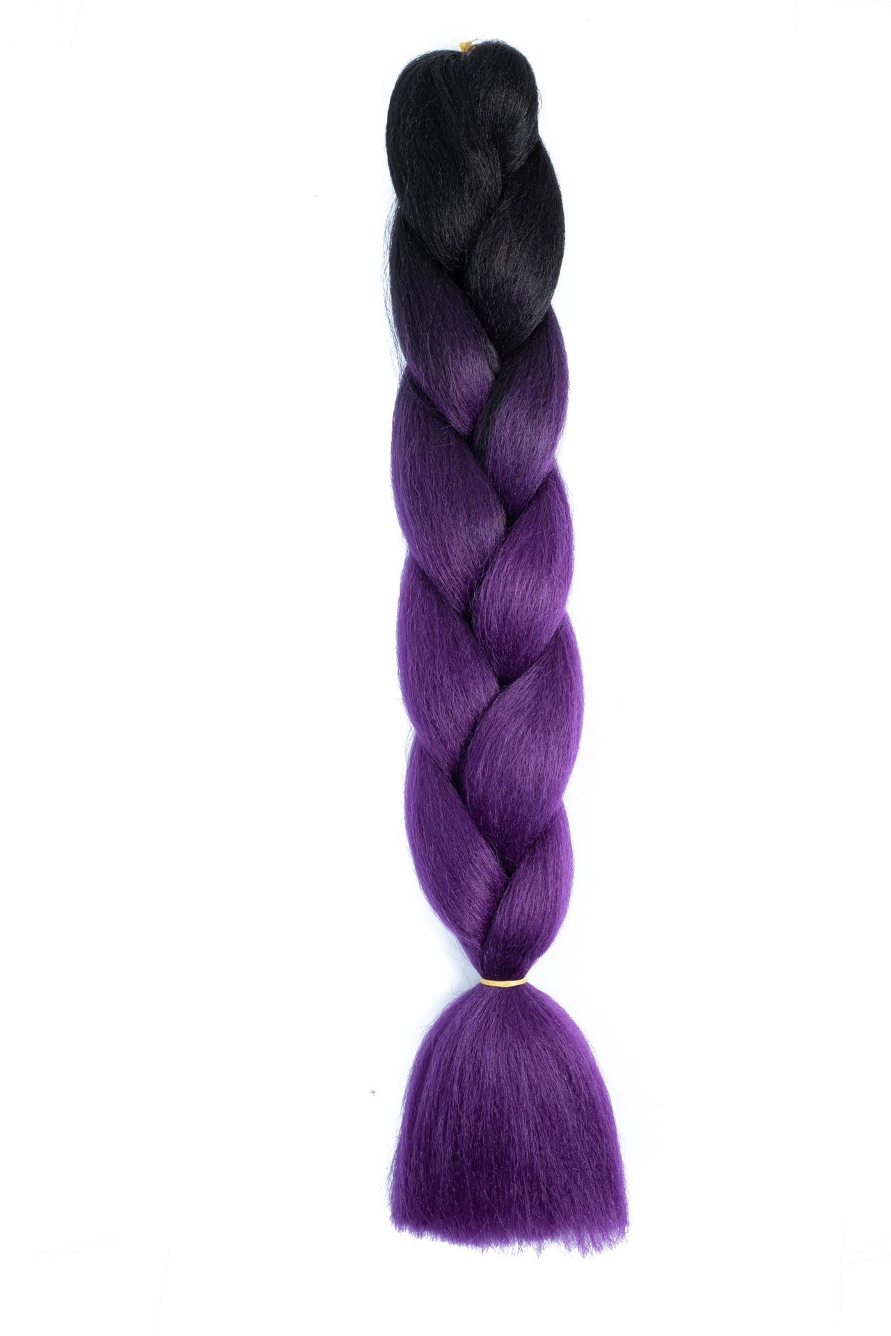 XmhyTop 10 Pack High-Temperature Jumbo Braiding Hair, Braids & Hair Extensions for Women, 24in，Black to Dark Purple