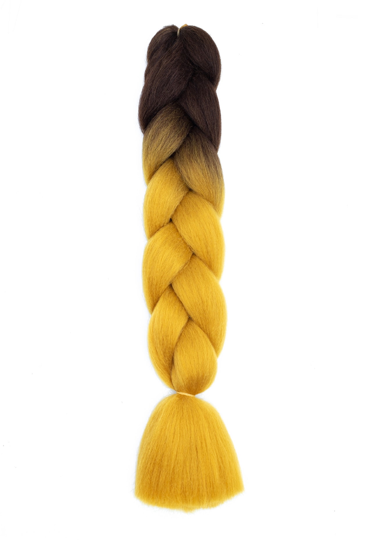 XmhyTop 10 Pack High-Temperature Jumbo Braiding Hair, Braids & Hair Extensions for Women, 24in，Black to Ginger