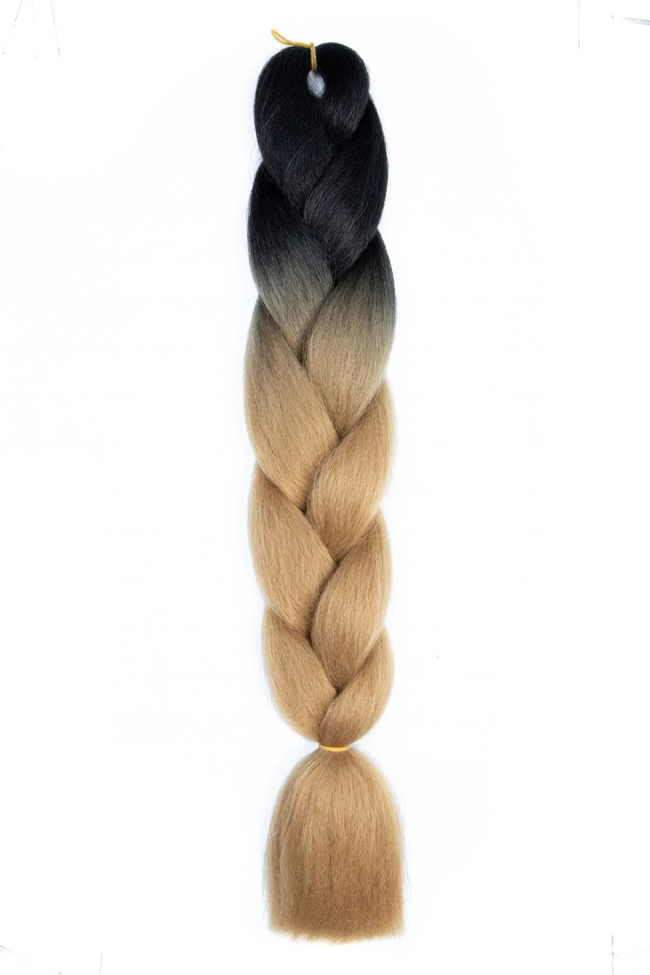 XmhyTop 10 Pack High-Temperature Jumbo Braiding Hair, Braids & Hair Extensions for Women, 24in，Black to Light Brown