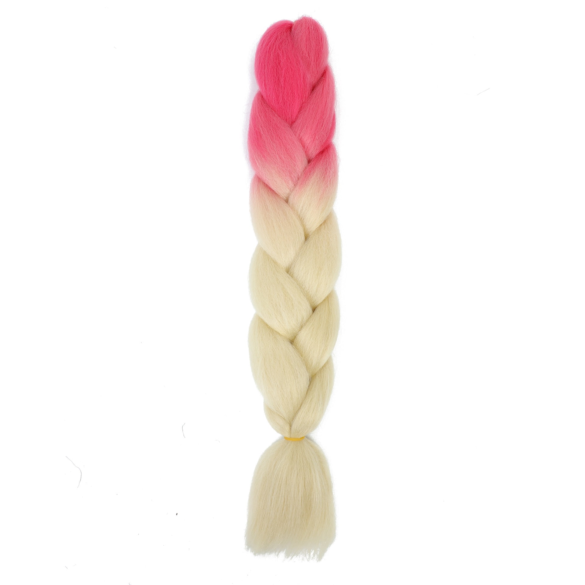 XmhyTop 10 Pack High-Temperature Jumbo Braiding Hair, Braids & Hair Extensions for Women, 24in，Rose to Blonde