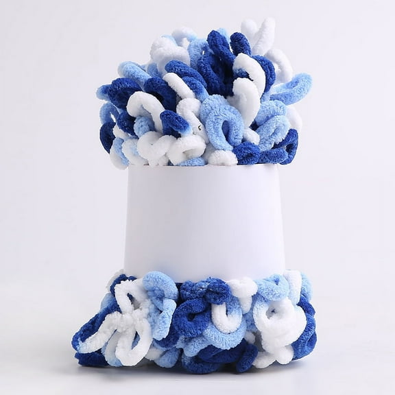 XmhyTop 100g Wool Finger Loop Thread Hand Knitted Scarf Wool Ball Coarse Wool Knitting DIY Hand Pillow and BlanketF