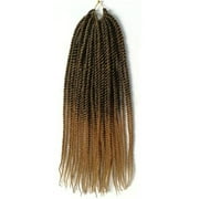 XmhyTop 18inch 6-Pack Pre-Looped Goddess Box Braids Crochet Hair, Synthetic Braiding Extensions, Easy Install for Protective Styles, Womens Hair Accessories A