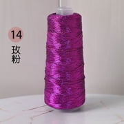 XmhyTop 1mm Thread Crochet Yarn, Lightweight Embroidery String Cord, Multi-Purpose Sewing & Knitting Supplies, Ideal for DIY Handcrafts, Embroidery Art and Daily Crochet Making, Dark Purple