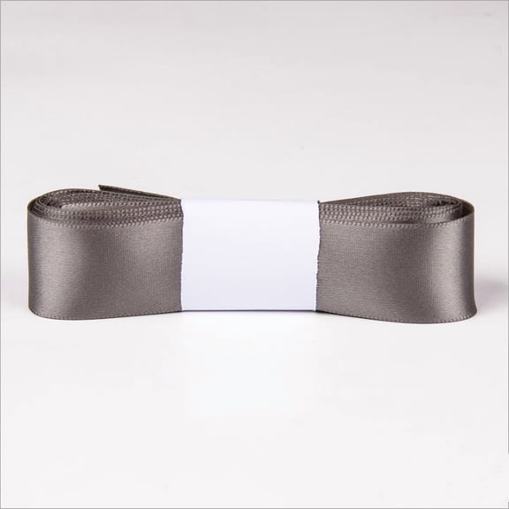 XmhyTop 2-Pack 0.98" x 5.47 Yards Polyester Gift Ribbon, Silky Smooth Ribbon for Wrapping & Crafts, Gray