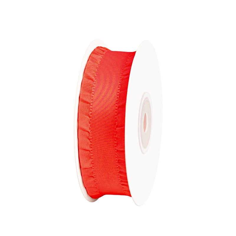 Red Ruffled Ribbon XmhyTop 2 Roll 0.99