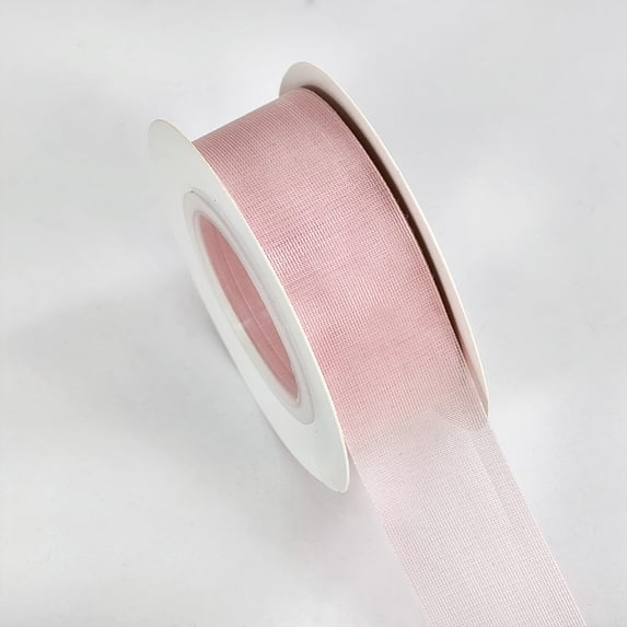 XmhyTop 2 Rolls 2.5cm x 20y Pink Satin Ribbon, Silk Florist Ribbon for Gift Wrapping
