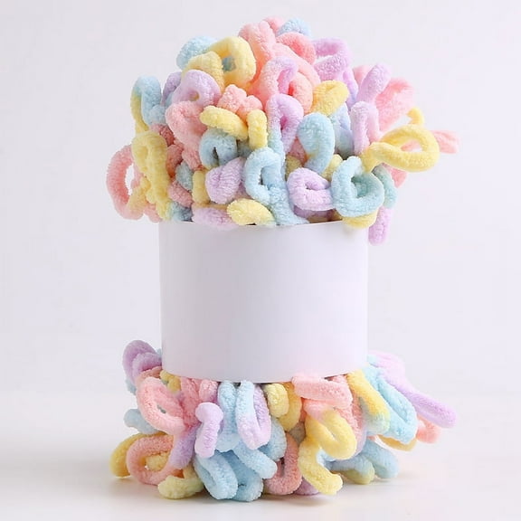 XmhyTop 200g Wool Finger Loop Thread Hand Knitted Scarf Wool Ball Coarse Wool Knitting DIY Hand Pillow and BlanketE