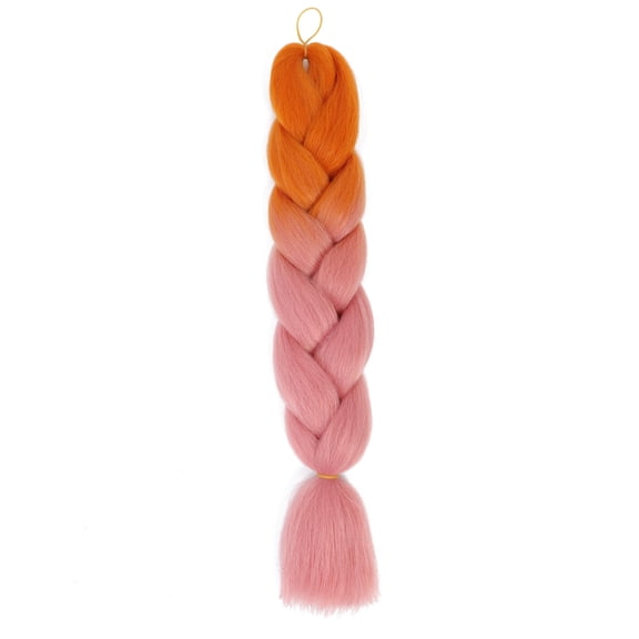 XmhyTop 24 Inch Gradient Jumbo Braiding Fibers, 3 Pack Soft Synthetic Braiding Strands, Hot Water Setting Hair Material for Box Braids & Twisted Hairstyles P