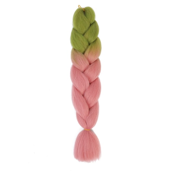 XmhyTop 24 Inch Gradient Jumbo Braiding Fibers, 3 Pack Soft Synthetic Braiding Strands, Hot Water Setting Hair Material for Box Braids & Twisted Hairstyles T